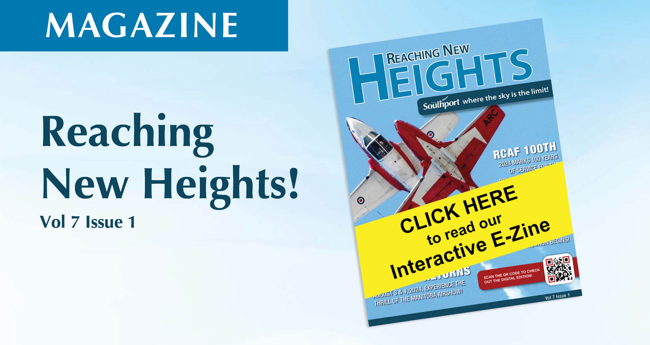 Reaching New Heights. Volume 7 Issue 1