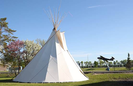 Four Winds Cultural Centre teepee